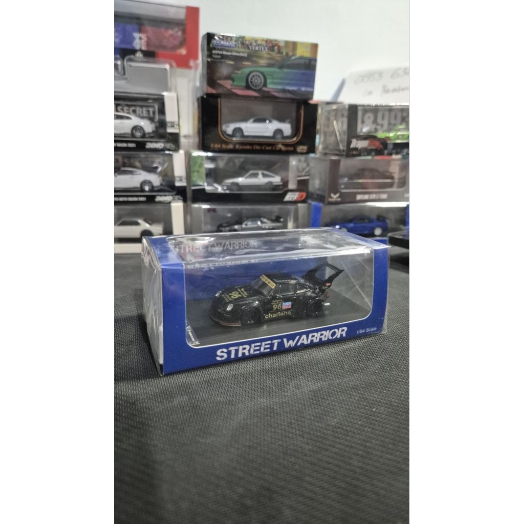 Street Warrior / SW - Porsche RWB 993 Charlene High Tail Wing #431 Black