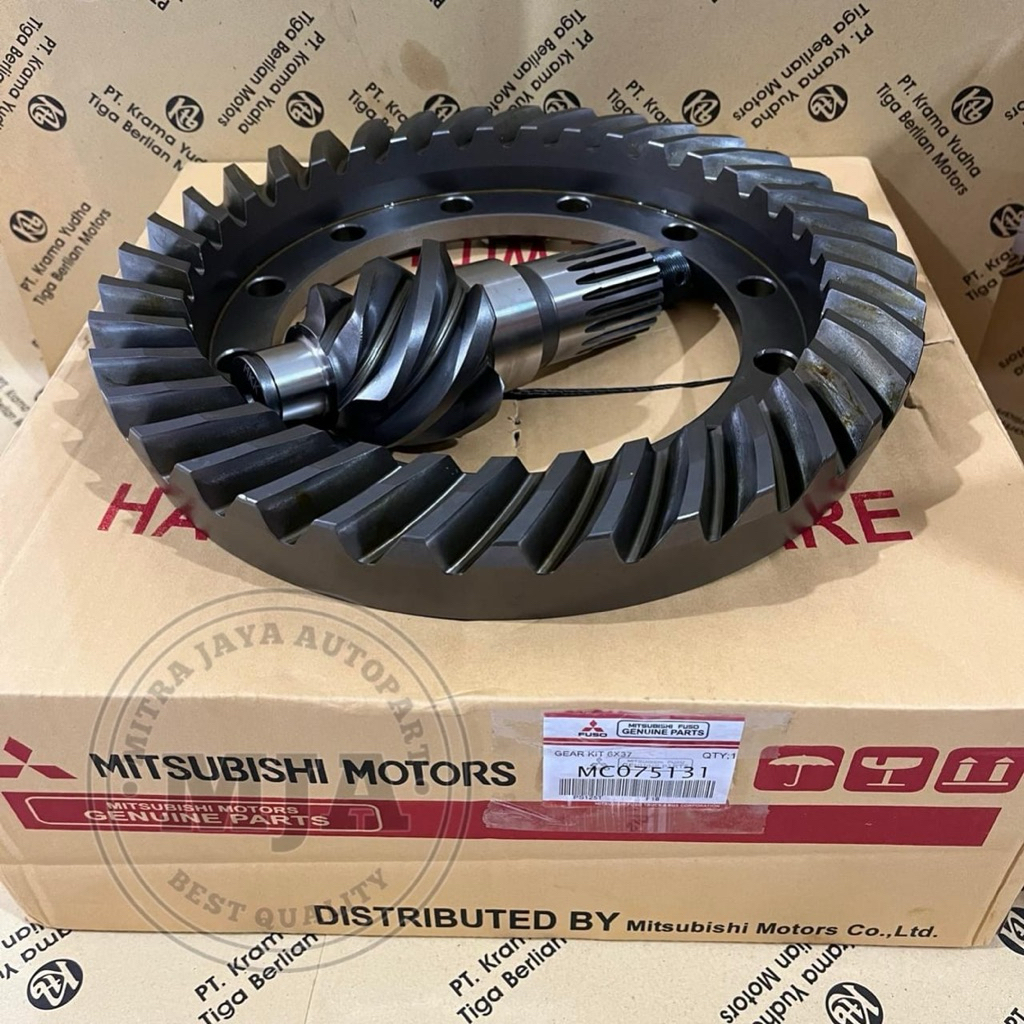GEAR SET GARDAN CROWN WHEEL CANTER PS125 6X37 GRESS BARU