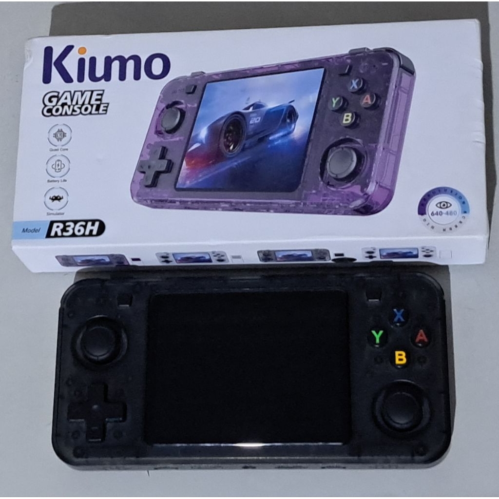 Konsol Game Kiumo R36H 128 GB Full Games 20.000 Game Console Support PSP PS1 Gameboy Color Advance N