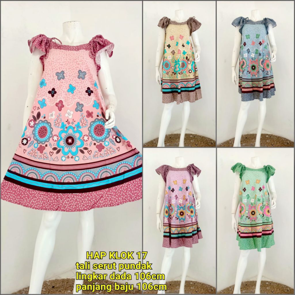 Daster klok 17 HAP/klok lengan serut HAP