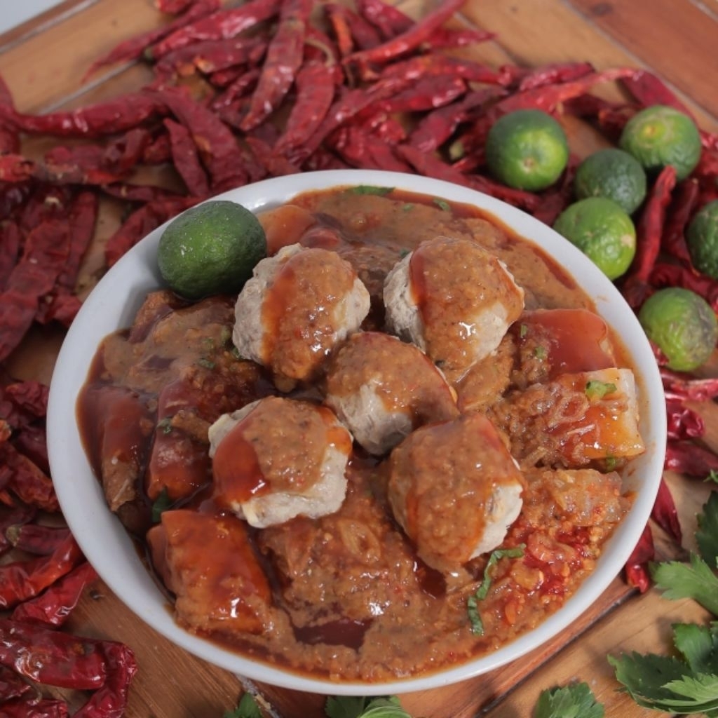 Frozen Food Baso Garut Ayam Kecil (Bahaya) isi 5pcs Cirawang  Tulang Rangu Tahu Pong Pilus Cikur