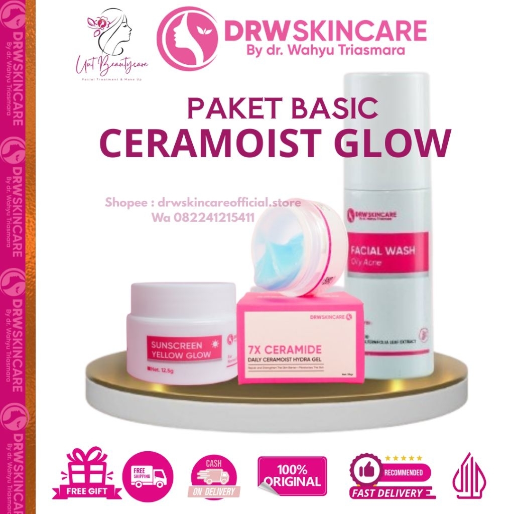 DRW Skincare Paket Ceramoist Glowing