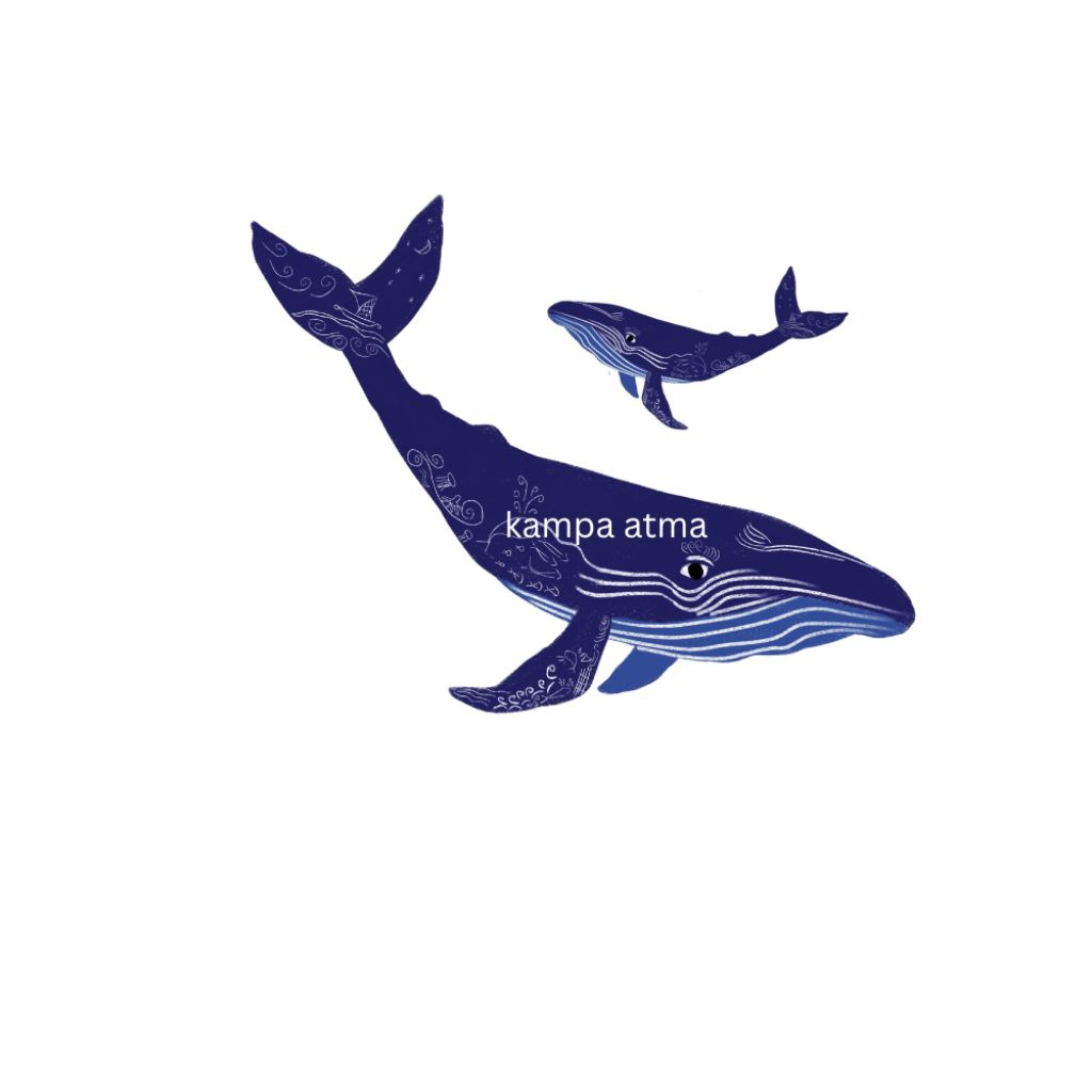 GANCI AKRILIK PAUS BIRU|FISH CHARM|KEYCHAIN AKRILIK PAUS BIRU|BEADS BIRU KAMPA ATMA