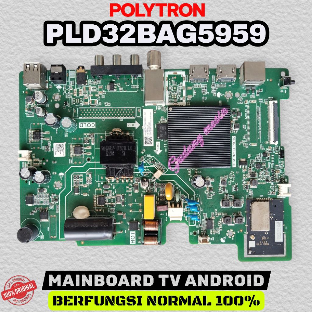 MB TV POLYTRON PLD32BAG5959 / MAINBOARD TV POLYTRON PLD32BAG5959 / MESIN TV POLYTRON PLD32BAG5959 / 