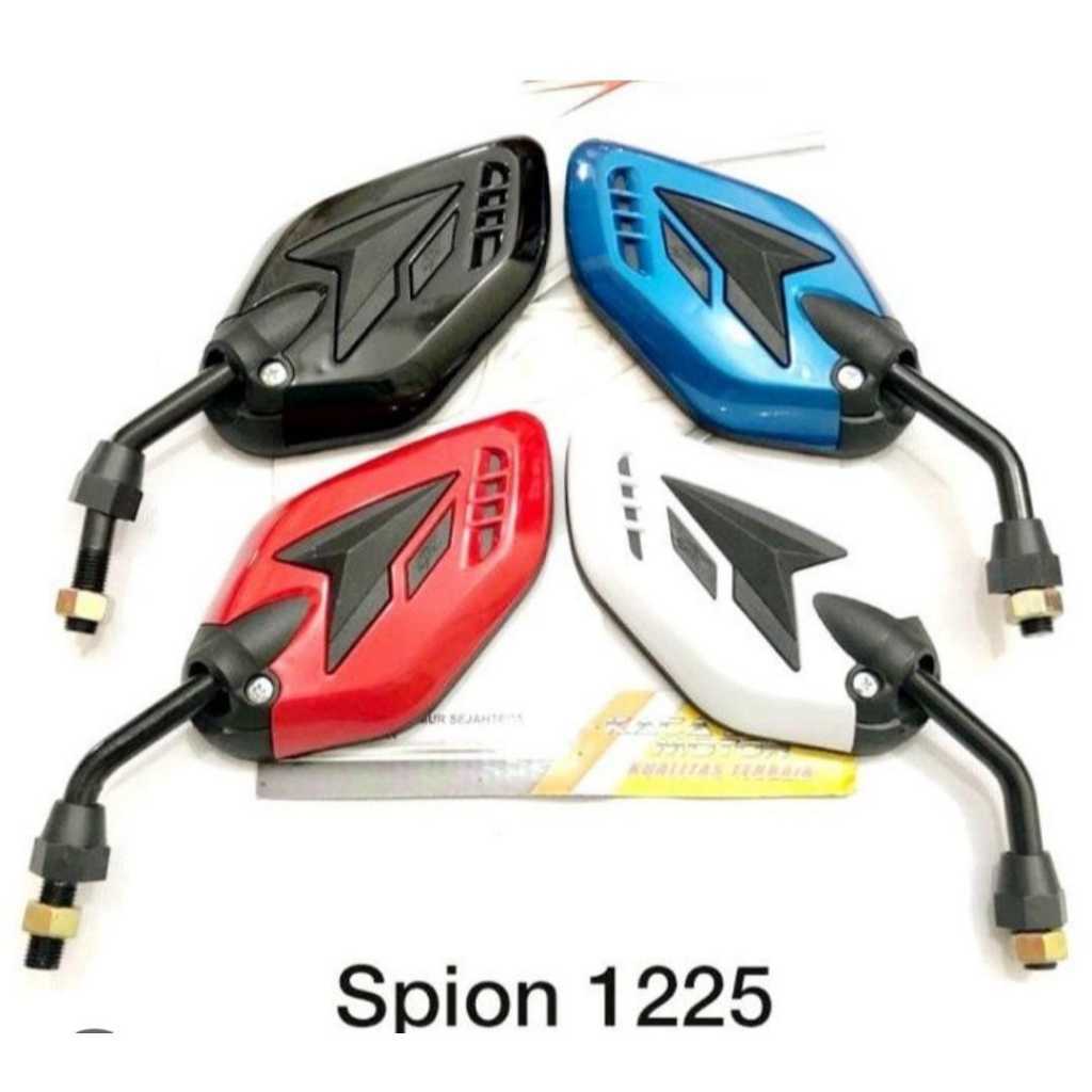 KACA SPION GMA MERAH SEPASANG SPION MOTOR UNIVERSAL SPION GMA ORIGINAL ACCESORIES MOTOT MURAH