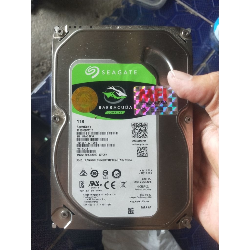 HDD 1TB SEAGATE | MINUS