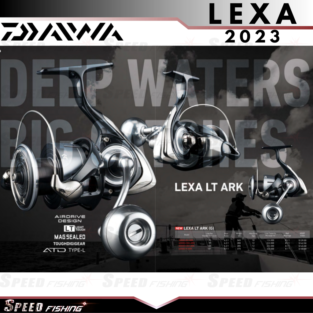 Reel Pancing Daiwa Lexa LT 2023 4000 5000 6000 Spinning