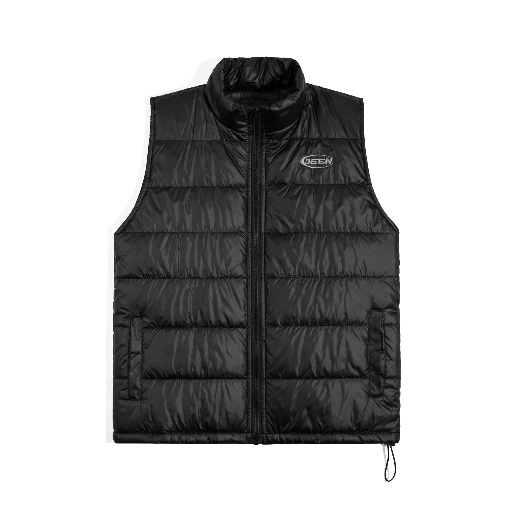 North Black Puffer Vest - Rompi Gelembung Pria Wanita - Rompi Tebal Musim Dingin - Jaket Jeen Origin