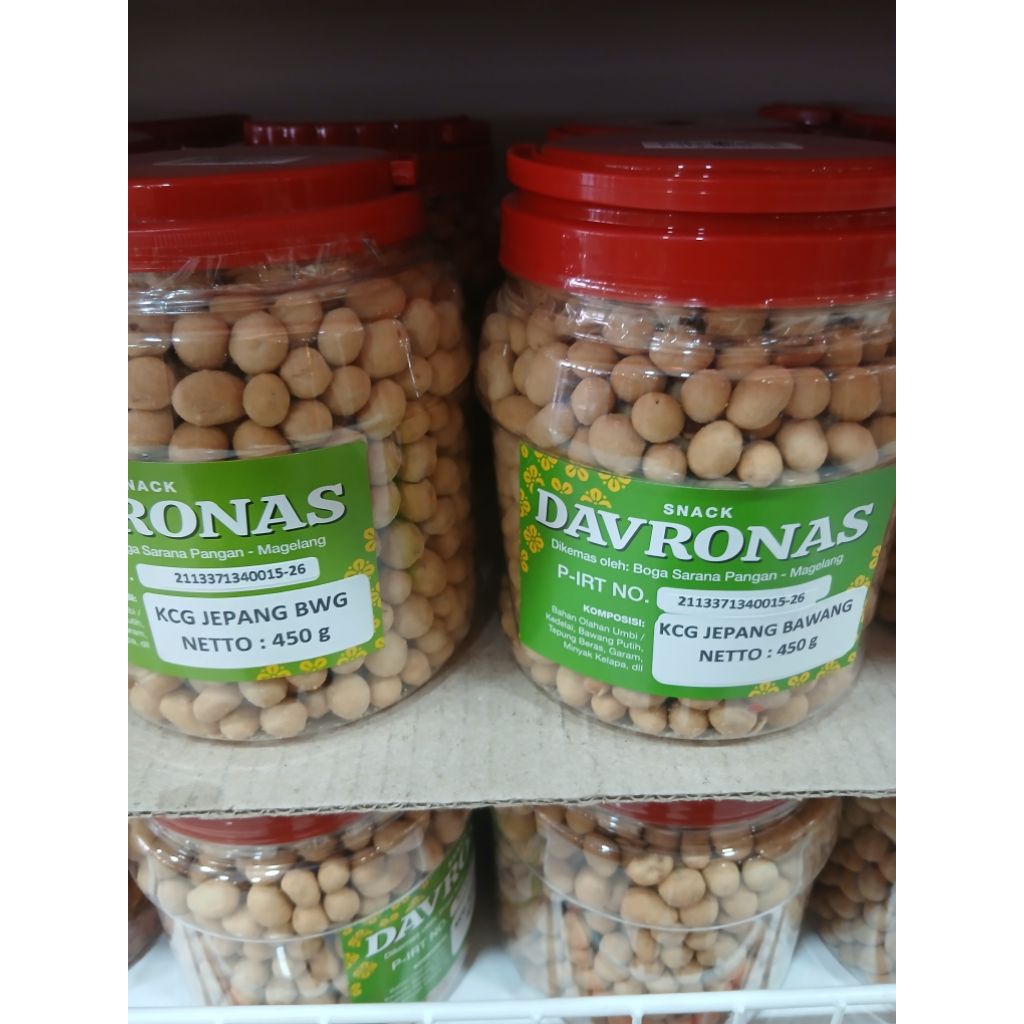 Kacang Jepang Bawang Toples