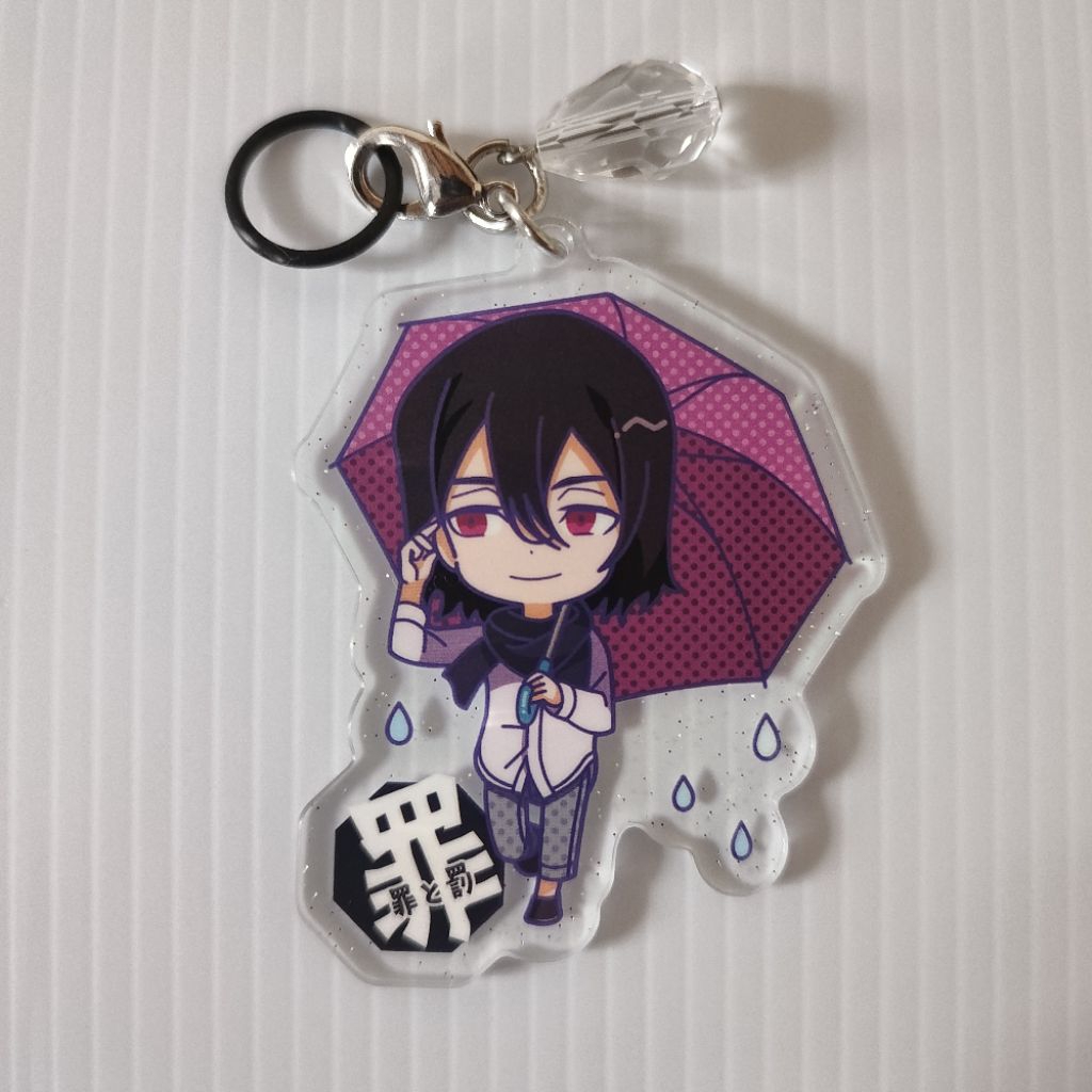 Bungo Stray Dogs Official Glitter Keychain Fyodor Dostoevsky