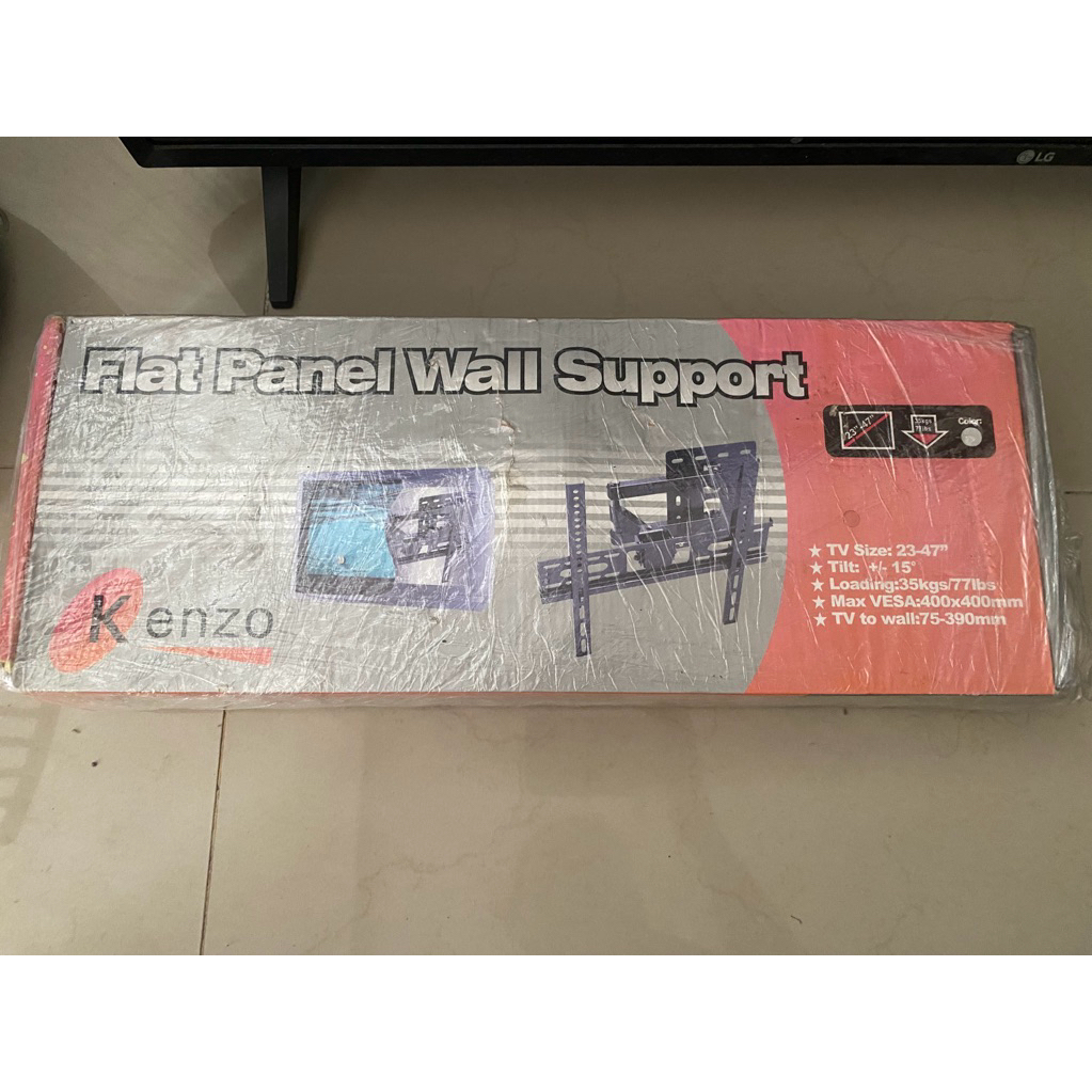 Kenzo Flat Panel Wall Support Bracket TV