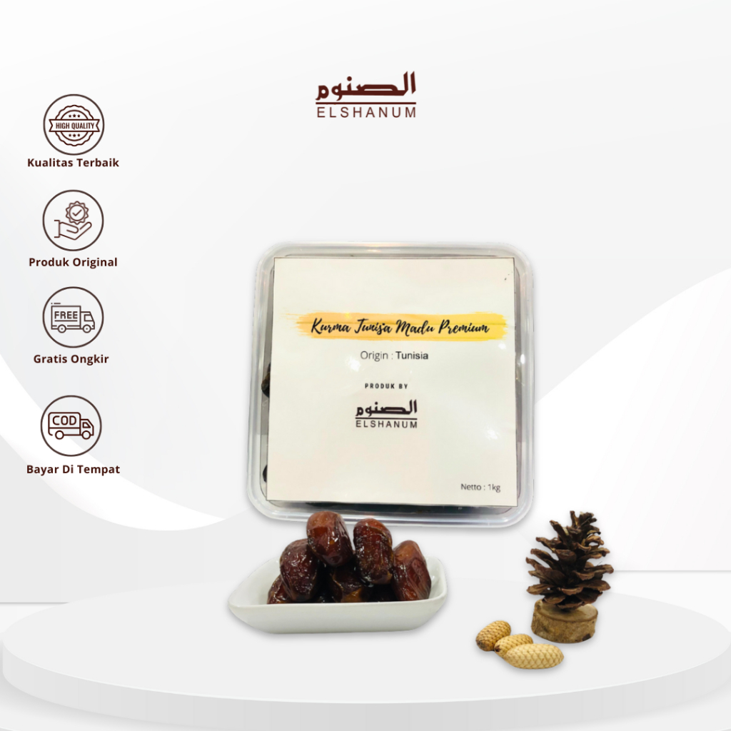 Kurma Tunisia madu 1kg Premium/Kurma Tunisia Madu 1kg / Kurma Tunisia Madu/  alelal store