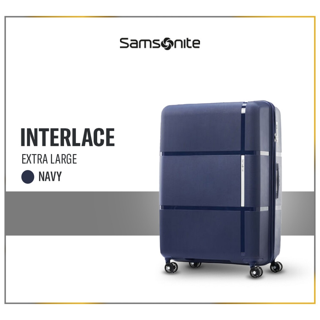 Samsonite Koper Hardcase Interlace Large 30 inch Exp V2 - Navy