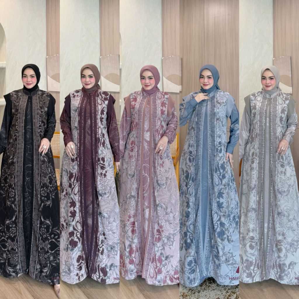 LuxuryFashion READY GAMIS DRESS WANITA SESHA NEW VOL 6 BY HMF LUXURY BEST SELLER