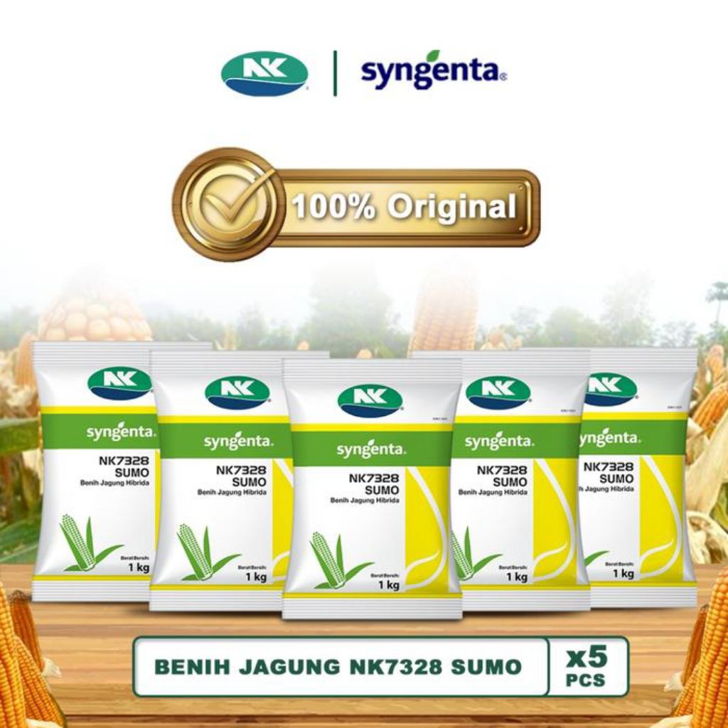 BENIH JAGUNG HIBRIDA NK 7328 SUMO KEMASAN 1 KG ORIGINAL