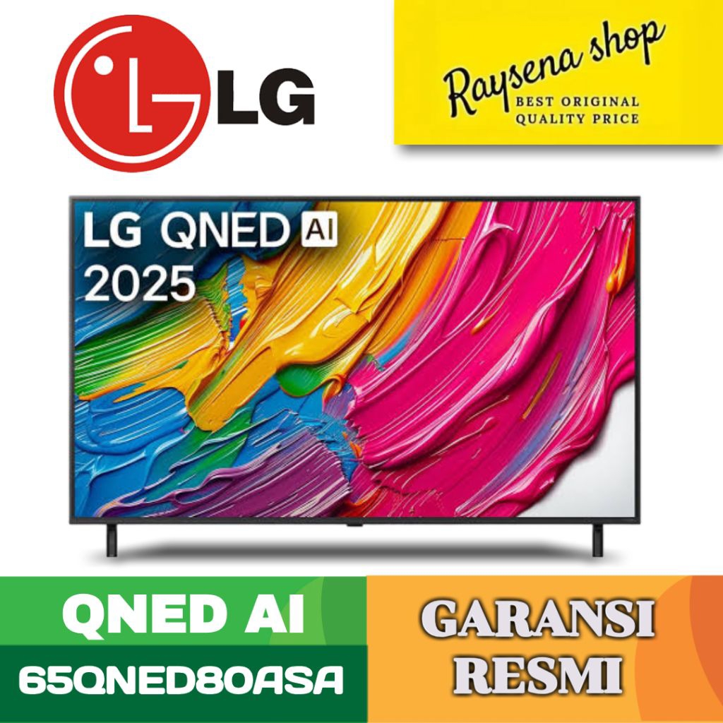 LG 65QNED80ASA Smart TV 4K 65 inci LG QNED AI QNED80 2025 65QNED80ASA