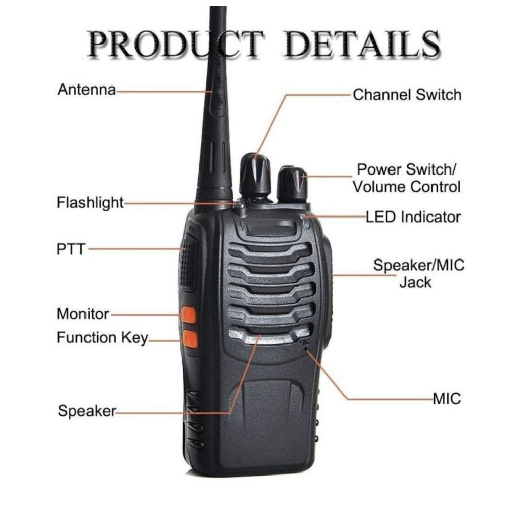 HT / Walkie Talkie Baofeng BF-888S Original | Jangkauan Jauh | Harga Promo