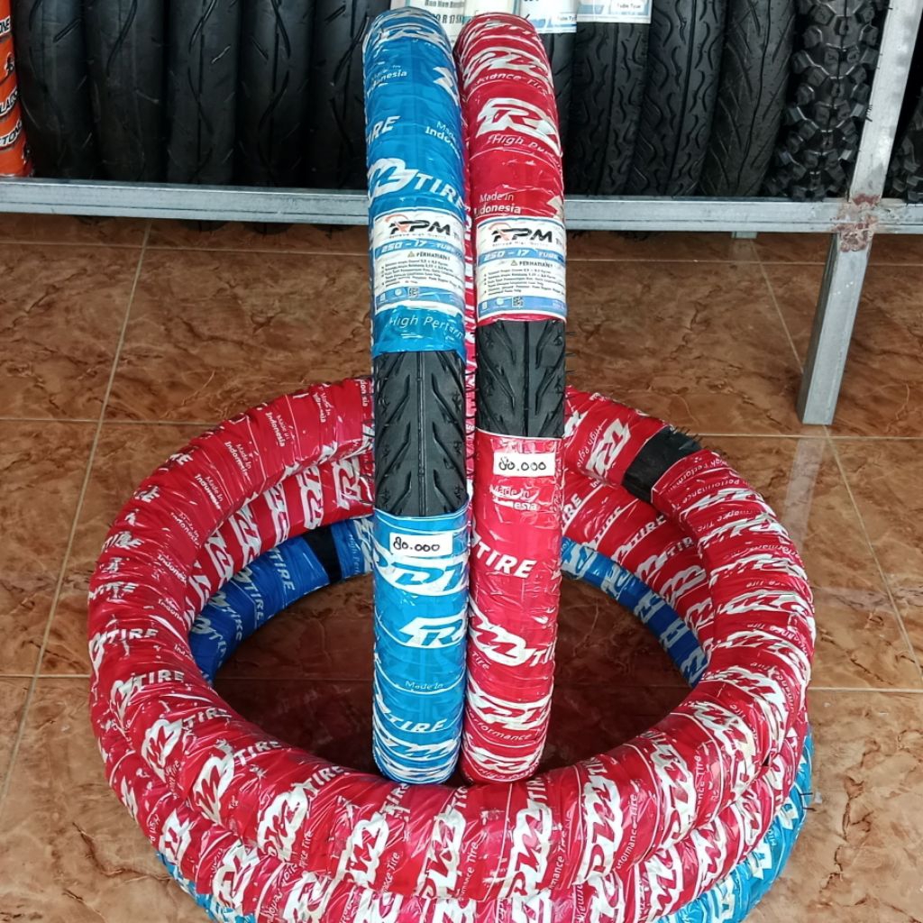 RPM Ban motor luar 2.50 ring 17 untuk ban depan Jupiter supra smash shogun dll jenis ban tube type
