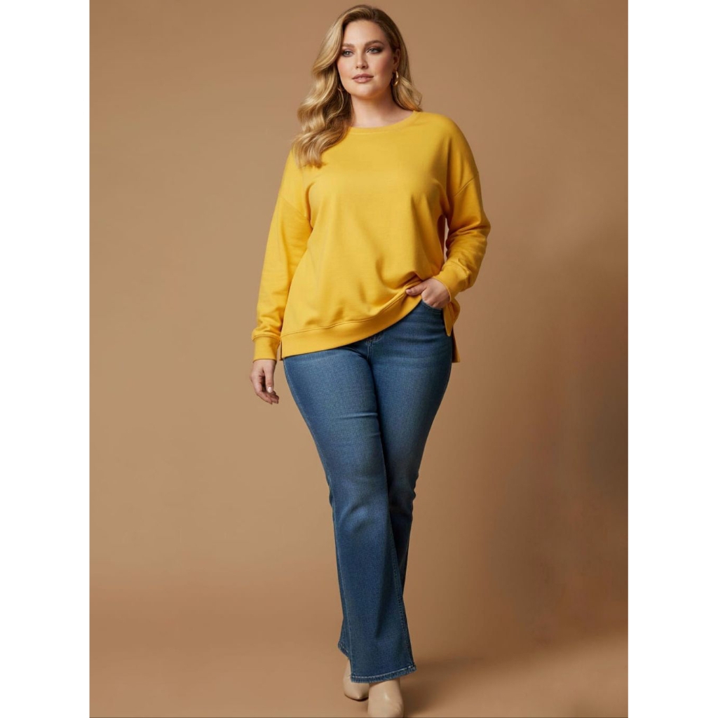 READY SWEATSHIRT PLUS SIZE DAILY VIRTUAL AMAZON