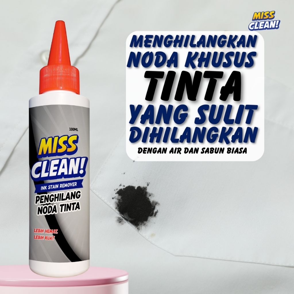 Miss Clean Penghilang noda tinta - ink stain remover