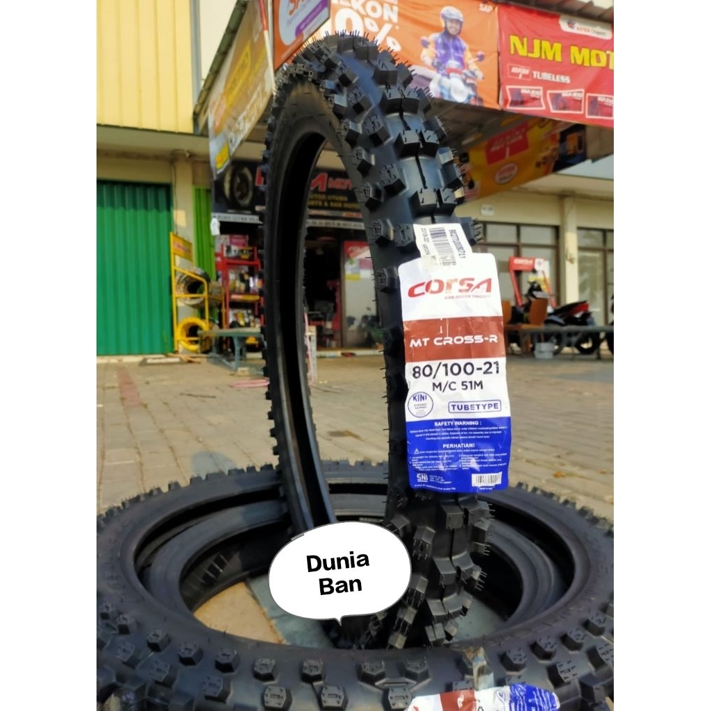 Promo Terlaris Termurah ( BISA COD) Corsa MT Cross Ban Luar Corsa 80/100-21 Ban Trail Corsa Ring 21 