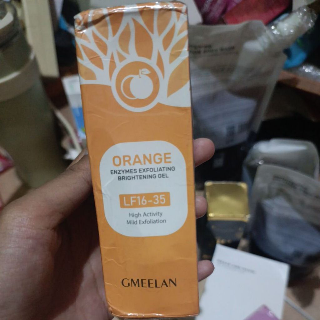 GMEELAN orange enzymes exfoliating brightening gel