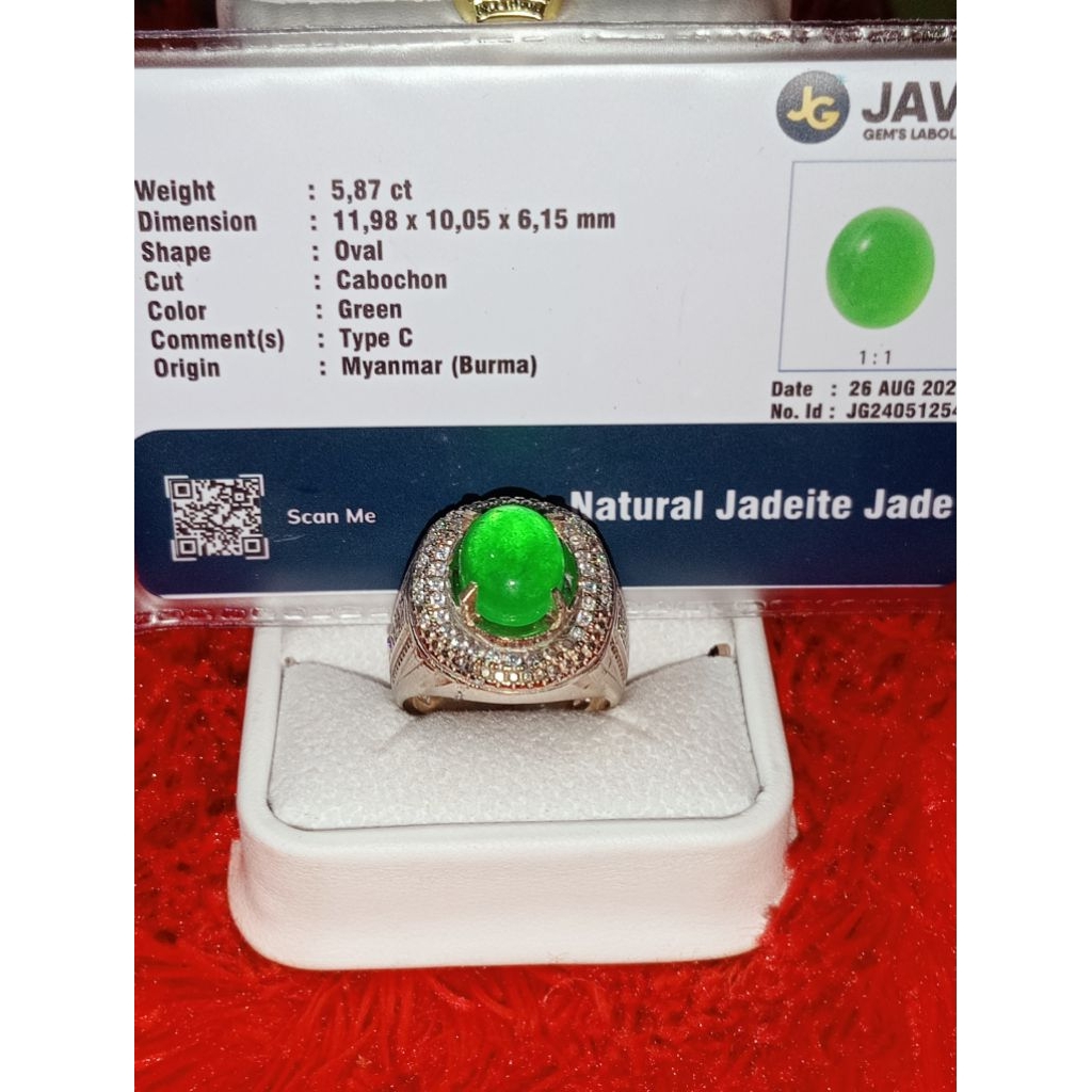 Natural Jadeite Jade/ Giok Myanmar Burma