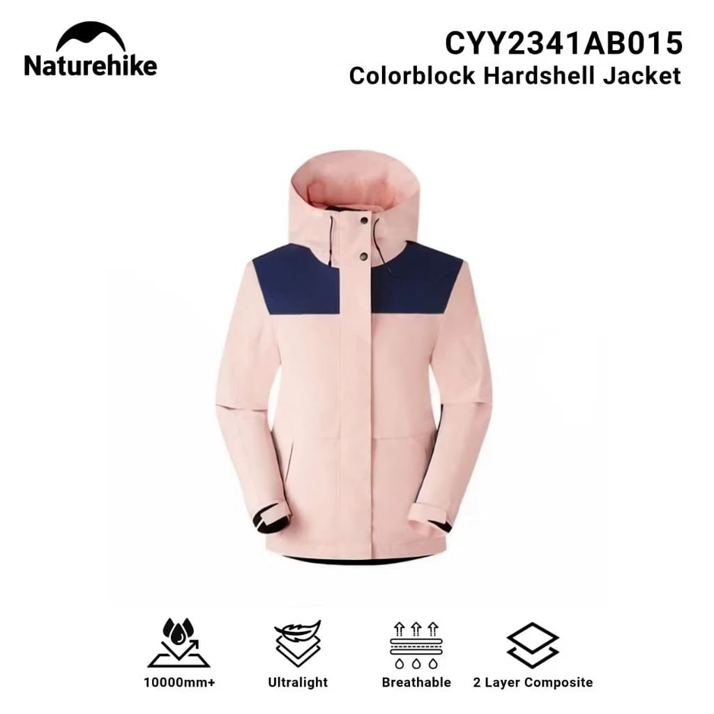 JAKET NATUREHIKE CYY2341AB010 /  CYY2341AB015 WINDBREAKER HARDSHELL JACKET CAMPING GLAMPING HIKING P