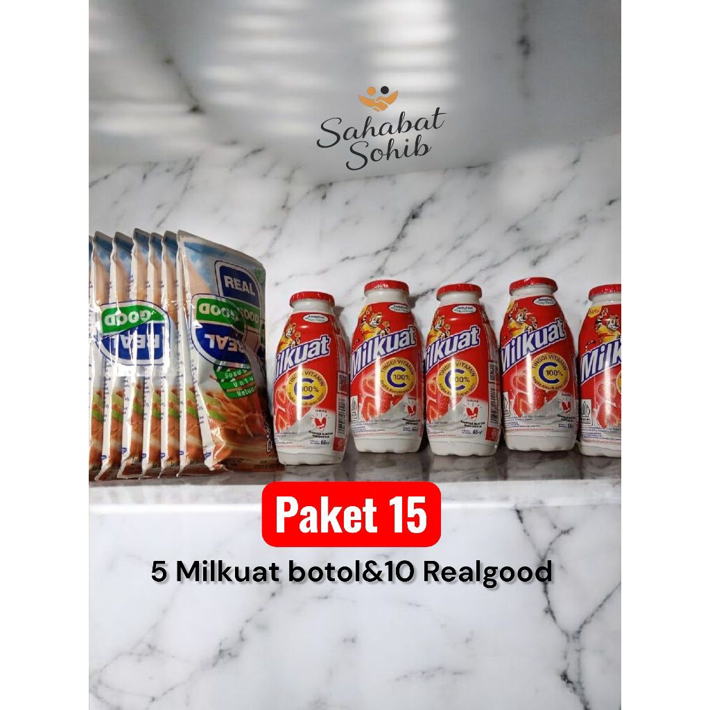 Paket 5 Milkuat botol&10 Realgood