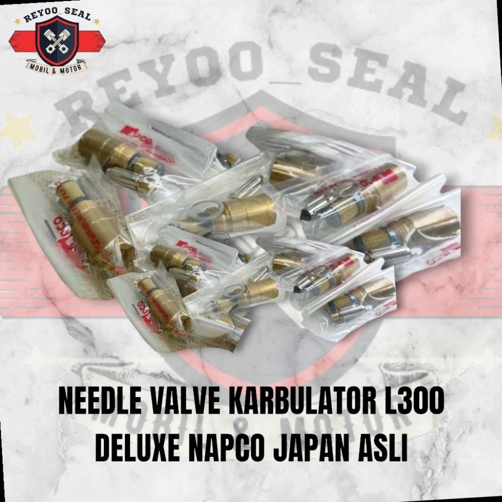 NEEDLE VALVE KARBURATOR L300 DELUXE NAPCO JAPAN ASLI