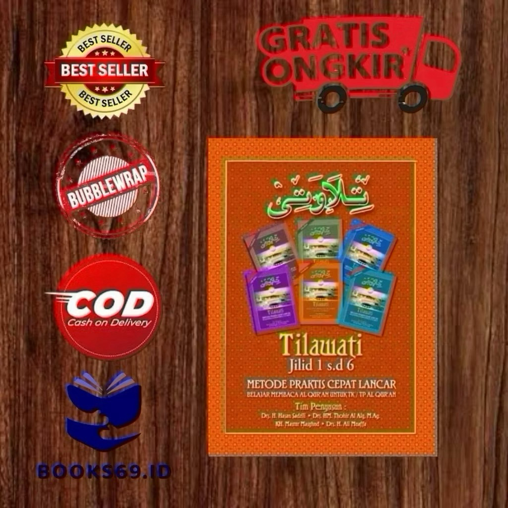 Tilawati Lengkap Jilid 1 Sampai 6 Soft Cover