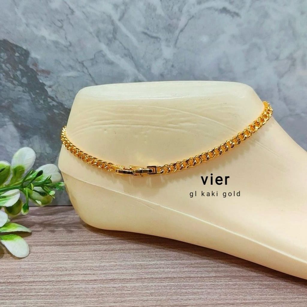 Gelang Kaki Sisik Naga Mini Premium Jewellery