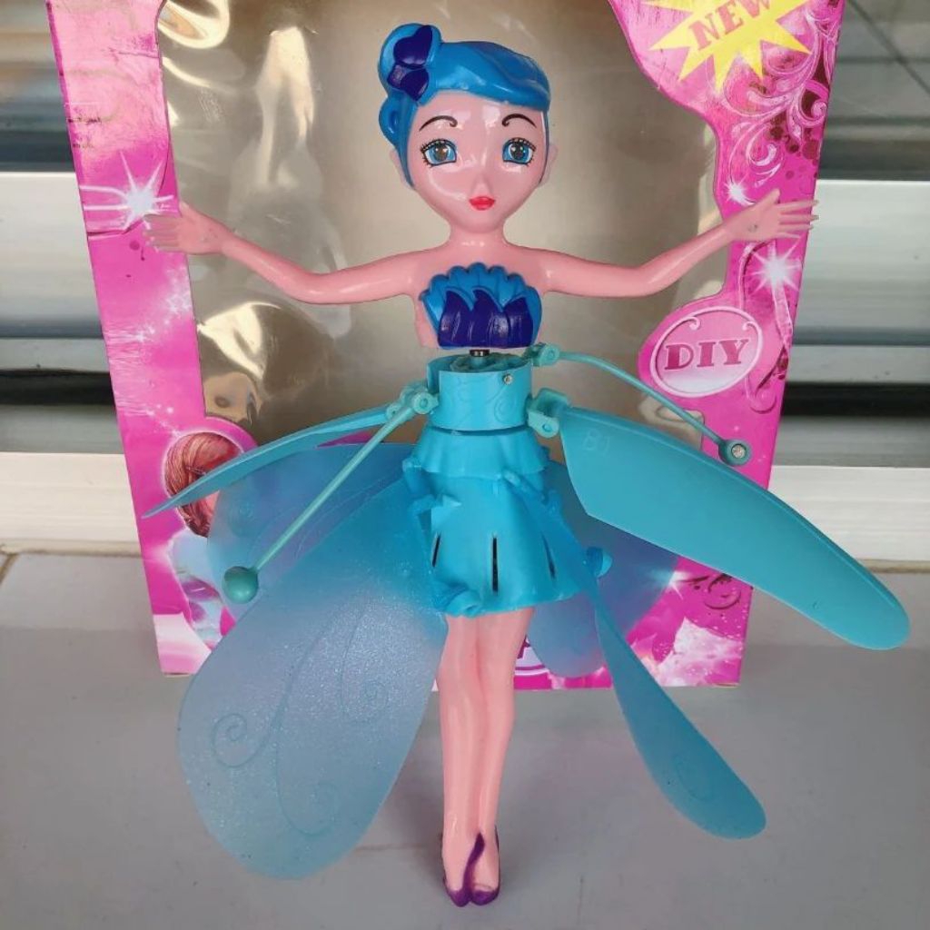 Mainan Anak Boneka Barbie Terbang free kabel charger