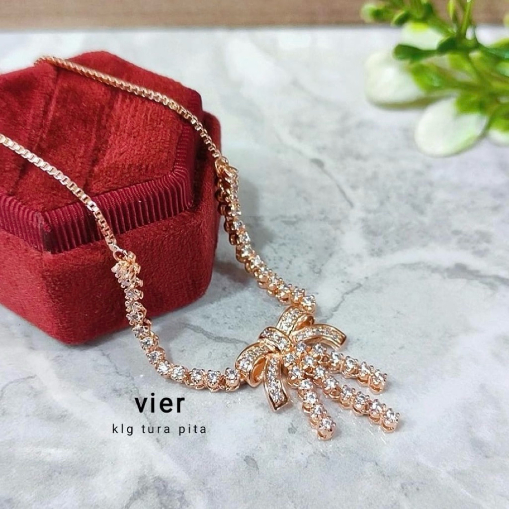 Kalung Tura Pita Crystal Zirconia