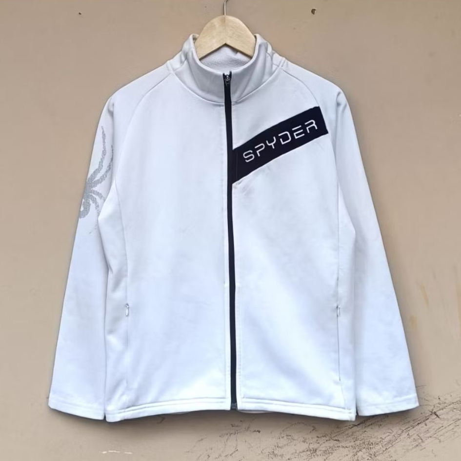 Tracktop spyder outdoor jacket white