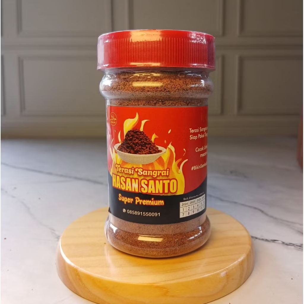 TERASI SANGRAI SUPER PREMIUM HASAN SANTO KEMASAN 150ML