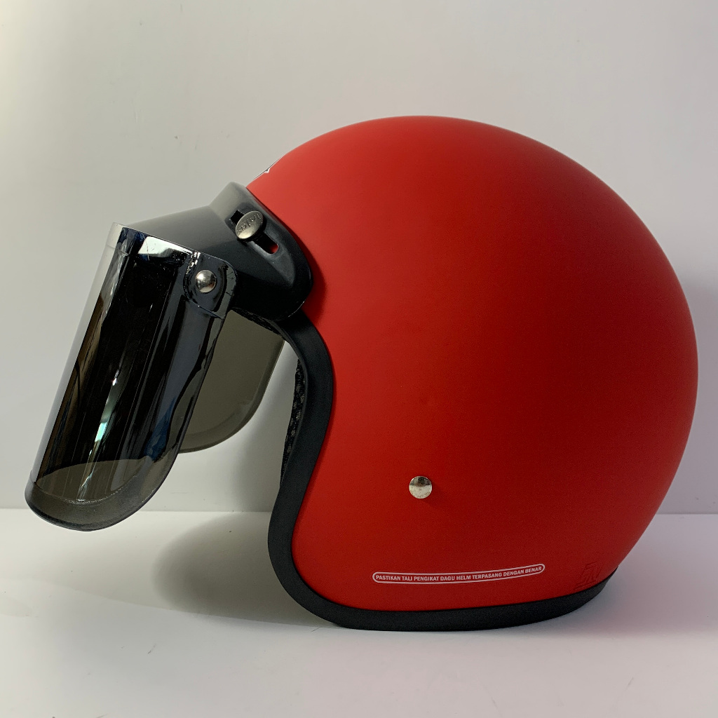 Helm Bogo Merah Doff - Helmet SNI Dewasa BXP