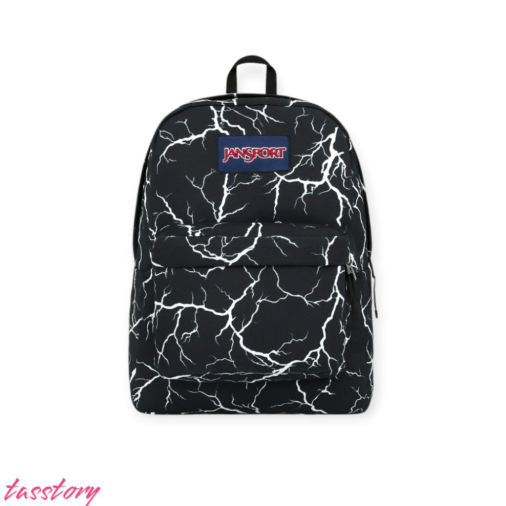 Tas Ransel jansport motif petir dan abstrak sekolah dan traveling