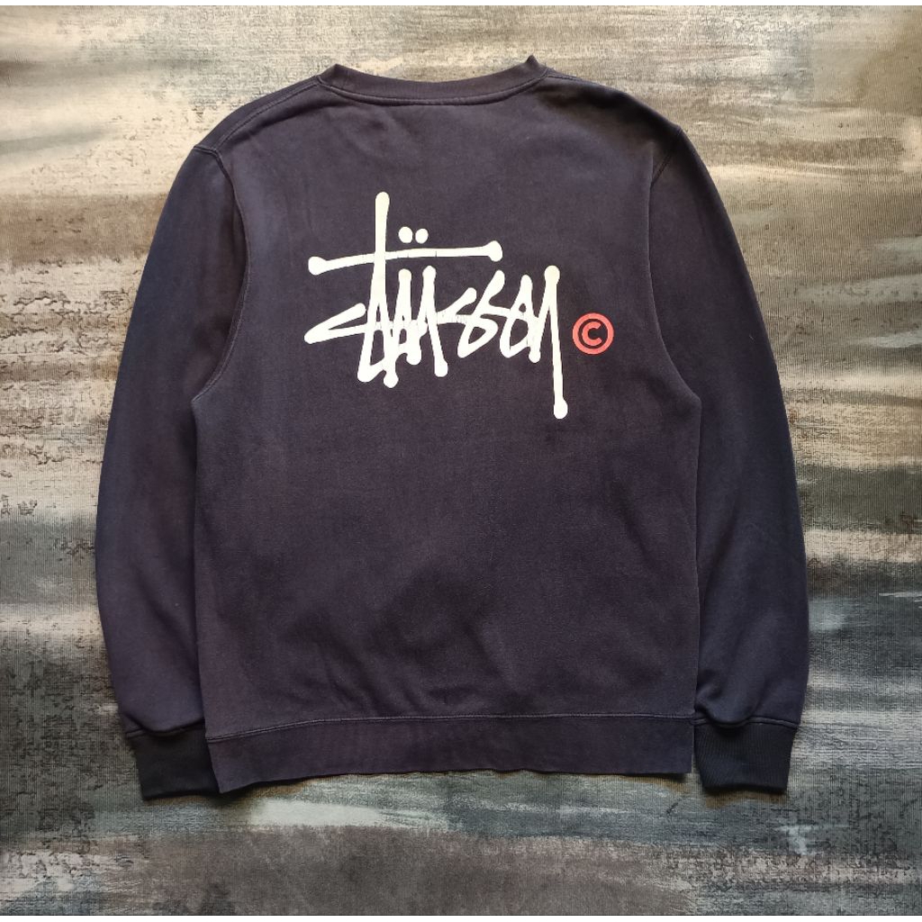 crewneck Stussy navi Pe original