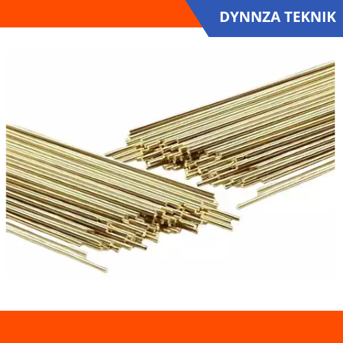 Kawat Las Kuning 3mm/Kawat Las Kuningan 3mm Panjang 1 Meter