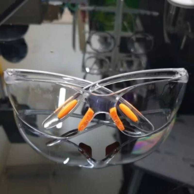AA601 Kacamata Safety Bening/Untuk Bekerja / Kacamata Anti Debu