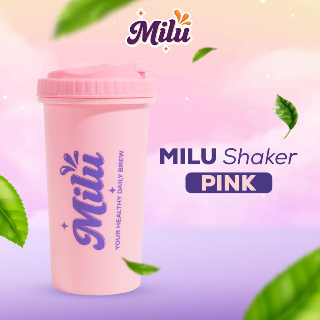 [Shaker Minuman] Milu - Merchandise Botol Shaker Milu 600ml | Shaker Susu | Shaker Minuman & Susu
