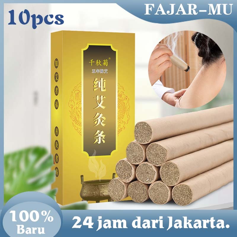 10Pcs Moxa Stick Moksibusi / Moxa Tanpa Asap / Moksa Batang Asap