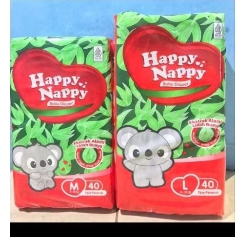 Happy Nappy Perekat NBS40/M40/L40 Pampers Perekat