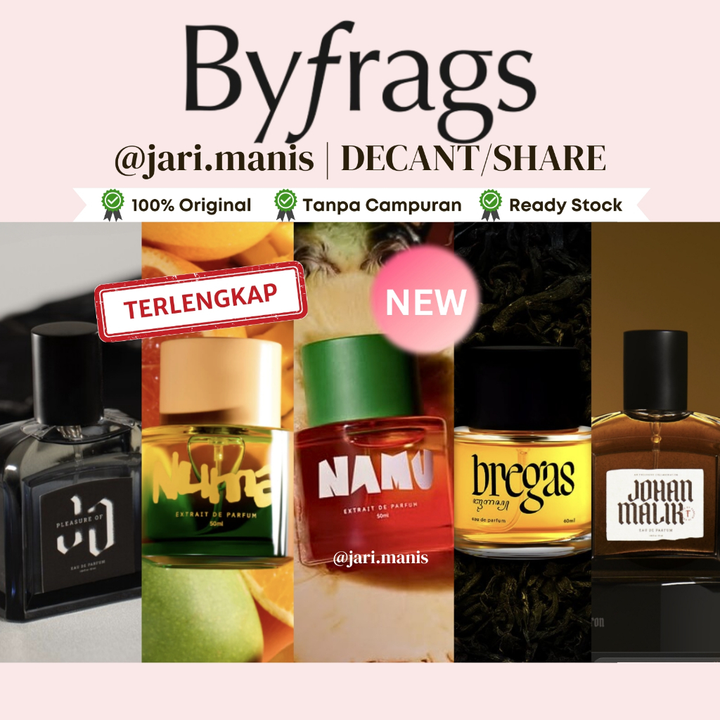 decant share Byfrags fabron Namu numa bregas bizael johan malik jo gori tester parfum