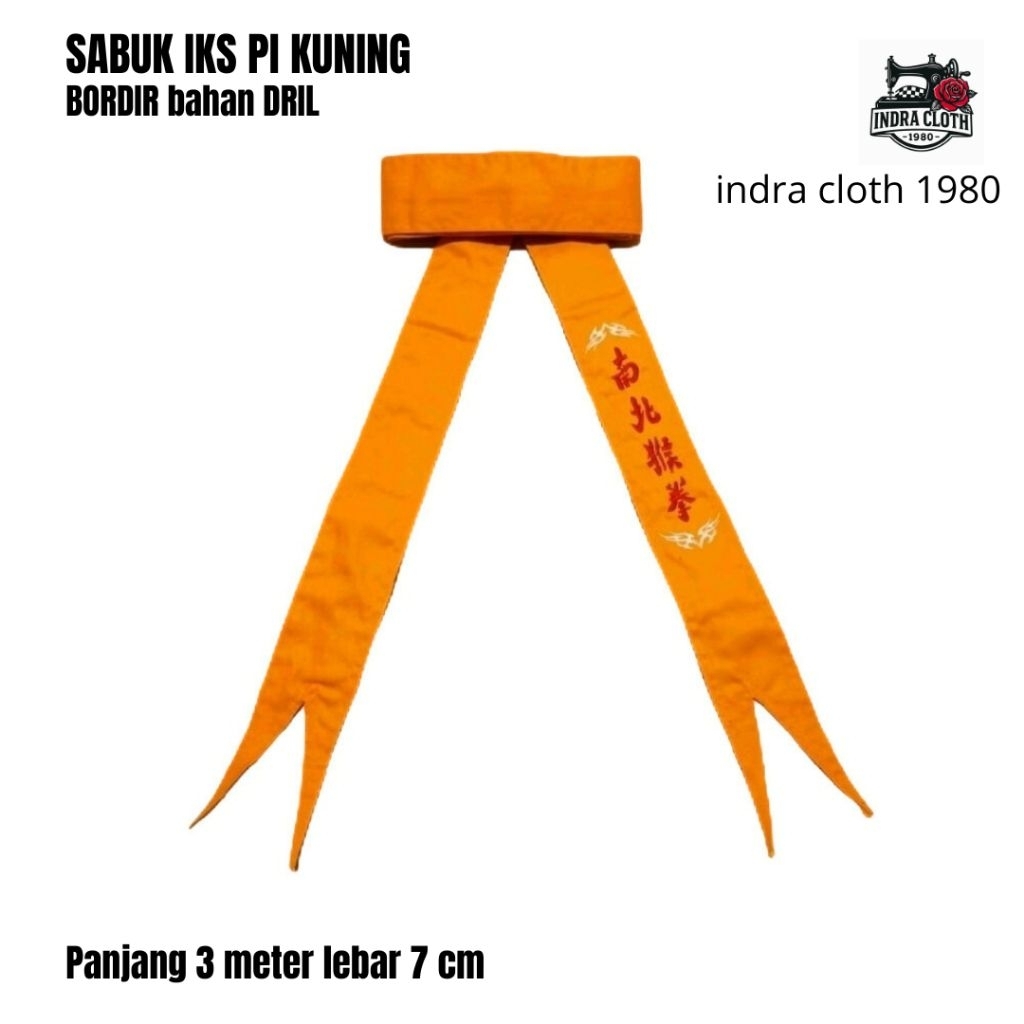 Sabuk Kuning Bordir Ikspi Bahan Dril Sabuk Bordir Ikspi Sabuk Ikspi Variasi Sabuk IKS PI KERA SAKTI