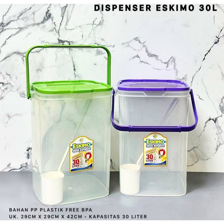 Water Dispenser Eskimo 30 Liter Tempat Penyimpanan Minuman Es
