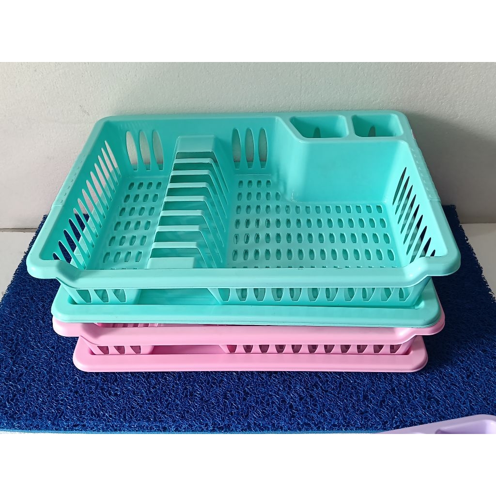 rak piring plastik meja plus tatakan aneka warna