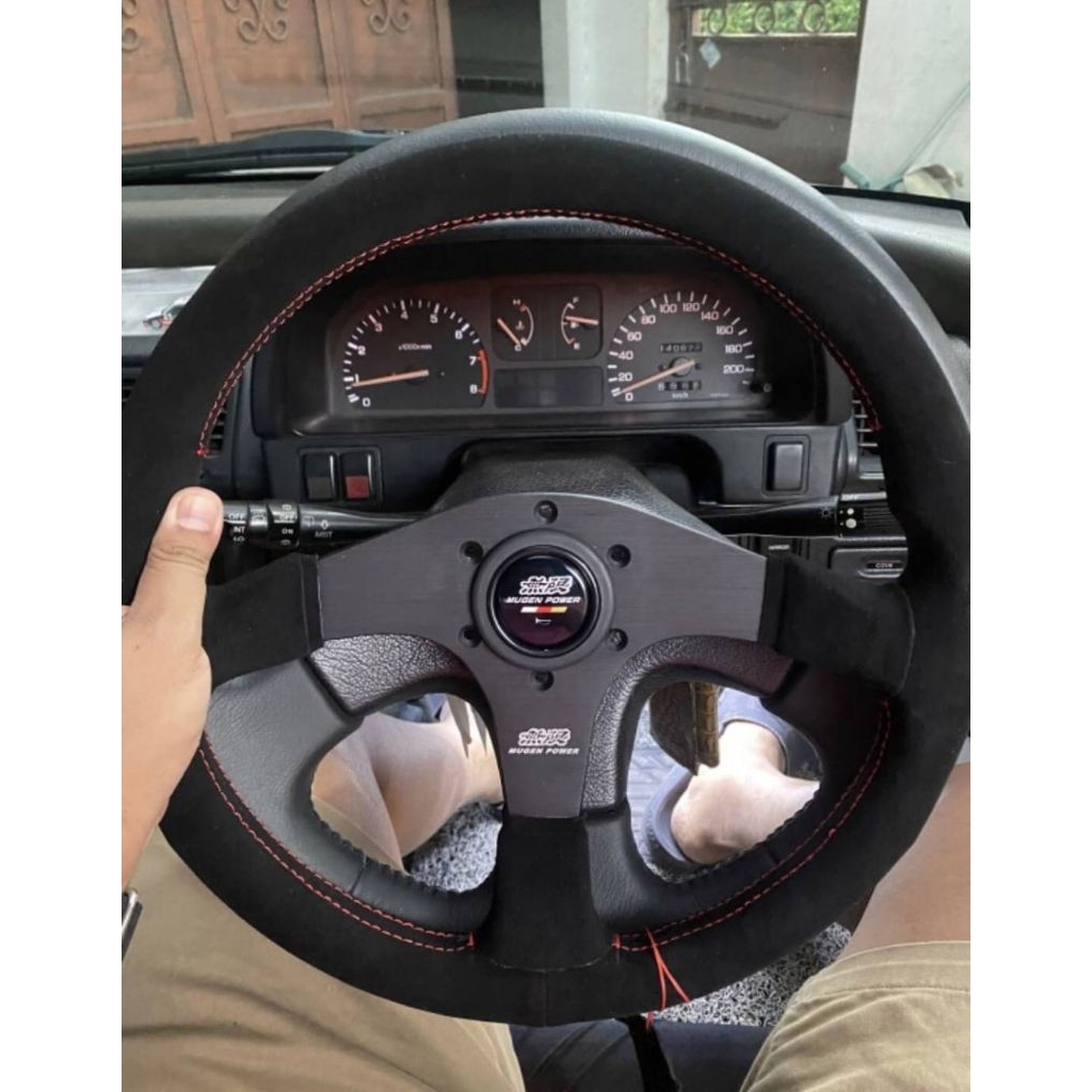 Steering Wheel Racing Mugen Suede