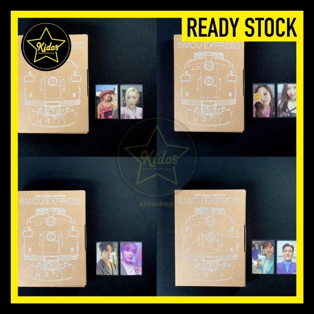 [UNSEALED] SMTOWN SMCU EXPRESS 2021 Winter Official Photocard - HAECHAN / KUN / TAEYEON / HYEOYEON /